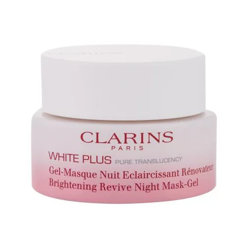 Clarins White Plus Brightening Revive Night Mask-Gel posvjetljujuća noćna maska za lice 50 ml za ženske
