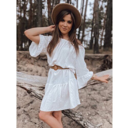DStreet LORETT dress white EY2134 Slike