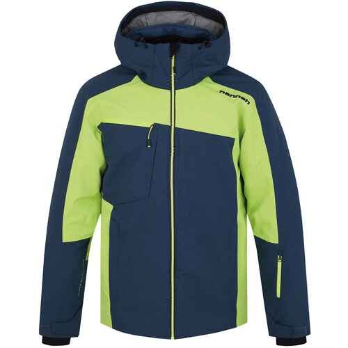 HANNAH Men's ski jacket KELTON midnight navy/lime green Cene
