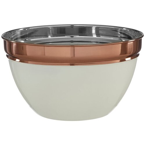 Premier Housewares Zdjela od nehrđajućeg čelika u bakrenoj boji/bež ø 18 cm Prescott – Cijene