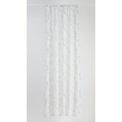 Mendola Fabrics Krem/tirkizna prozirna zavjesa 140x260 cm Mizar – Cijene