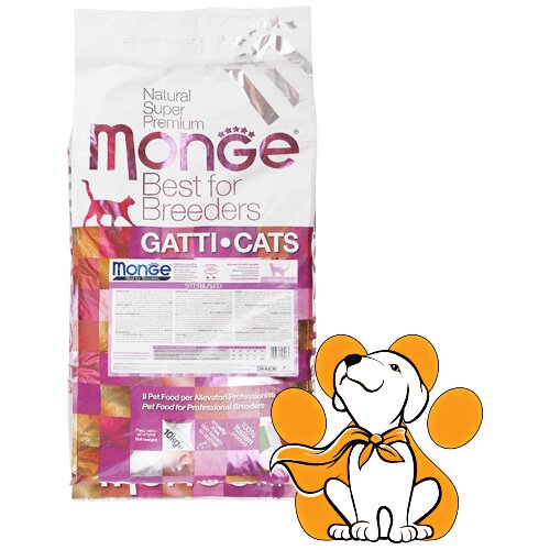 Monge Best For Breeders Sterilised Cat Chicken 10kg, Suva Hrana Bogata Piletinom Slike