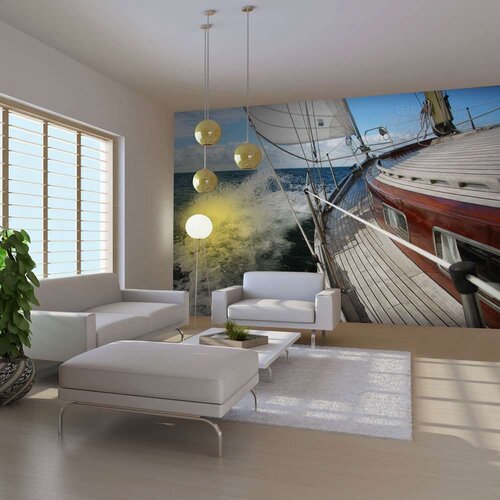  Tapeta - A boat in the sea 250x193 Slike