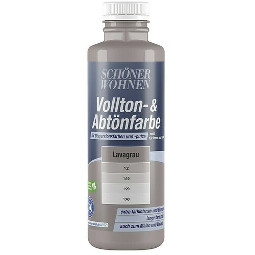 SCH&amp;Ouml;NER WOHNEN-Farbe Barva za odtenke (Lava siva, Mat, 500 ml) Slike