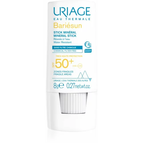 Uriage Bariésun Mineral Stick SPF 50+ mineralna zaščitna paličica za občutljive predele kože SPF 50+ 8 g