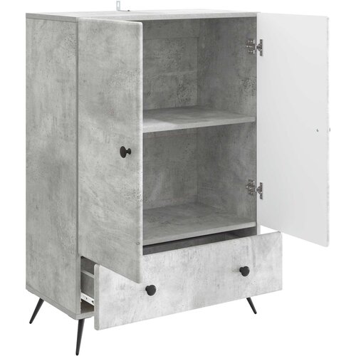  Kreveta Betonska siva 66 x 34,5 x 95 cm Konstruirano drvo Slike