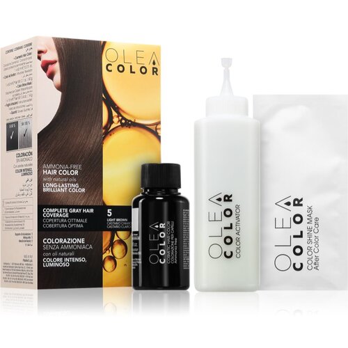 Elgon Oleacolor permanentna barva za lase odtenek 5 Light Brown 1 kos Cene