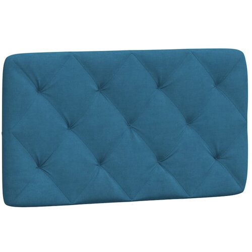 VidaXL Vzglavna stranica modra 80 cm žamet, (21088975) Slike
