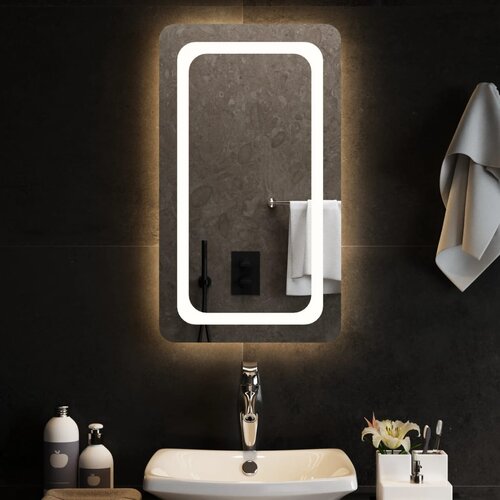  LED kupaonsko ogledalo 40x70 cm Slike