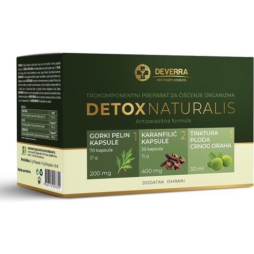 Deverra Detox Naturalis (detoksikacija organizma) set Cene