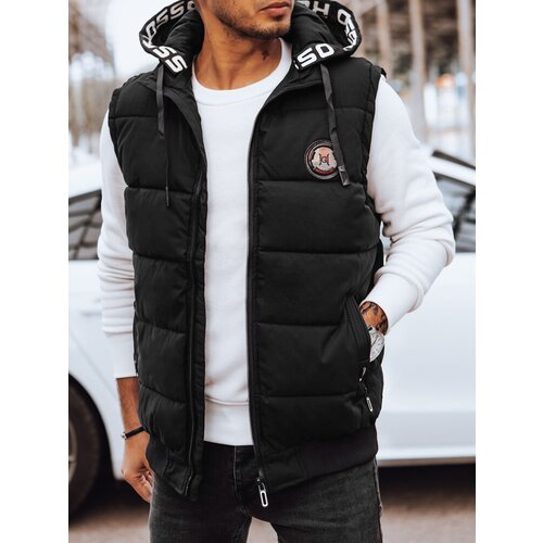 DStreet Men's Black Quilted Vest Slike