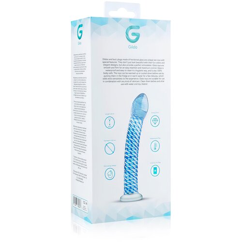 Gildo Steklen dildo Blue Lined Slike