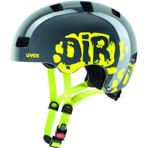 Uvex Čelada Kid 3 - Dirtbike Gray-Lime - vel. 51-55 Slike