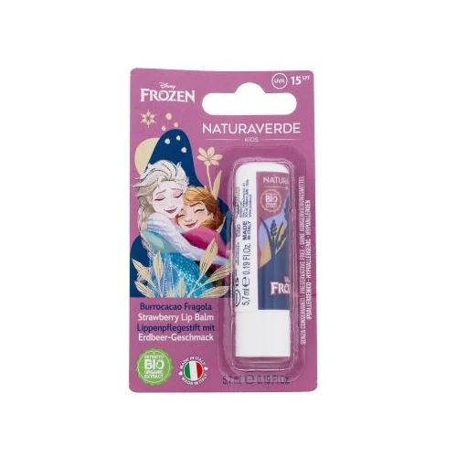 Naturaverde Disney Frozen Strawberry Lip Balm zaštitni i hidratantni balzam za usne s okusom jagode 5.7 ml