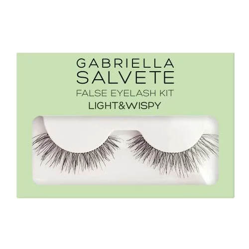 Gabriella Salvete False Eyelash Kit Light & Wispy umetne trepalnice 1 kos