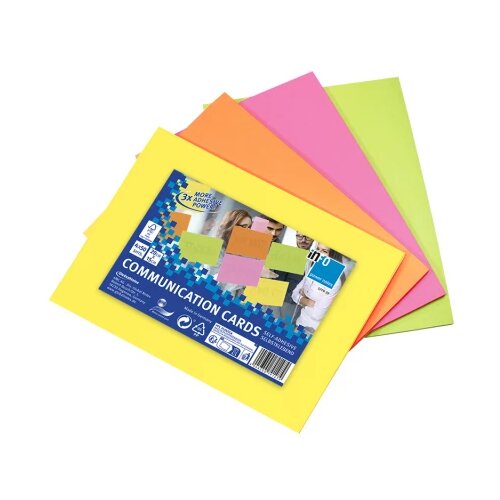  Samolepljivi blok za sastanke 200x150mm, 4x50 listova, brillant mix Info Notes Slike