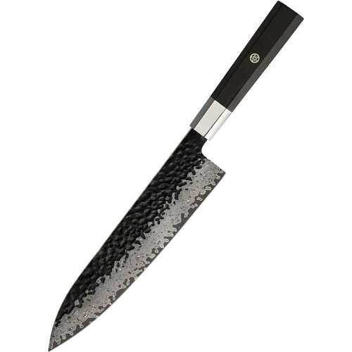 IZMAEL Damaskast kuhinjski nož YU-37438 - Chef / Rjava Cene