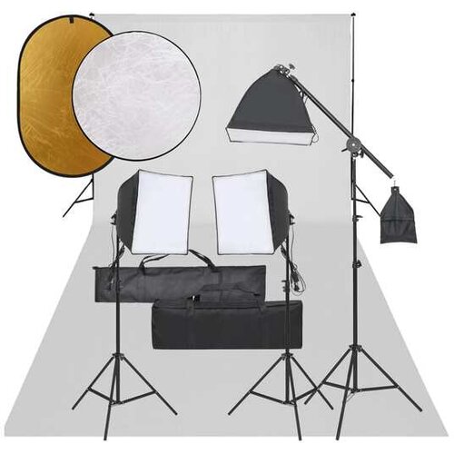  Komplet za foto studio z lučmi, ozadjem in odbojnikom Cene