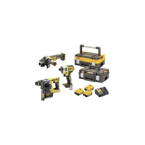 Dewalt set aku bušilica -odvijač – brusilica 18V 3 x 5.0Ah u tstak koferu DCK305P3T Cijene