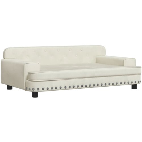 Maison Chic Otroški kavč - Otroški divan - Otroški sedež krem 90x53x30 cm žamet, (21729551) Cene