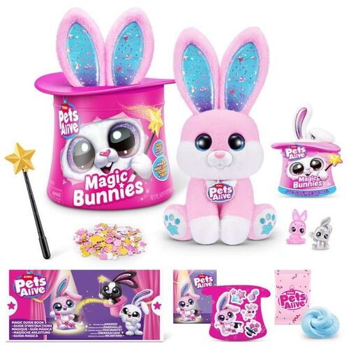 Zuru pli&amp;scaron; zajček Pets Alive Magic Bunny Slike