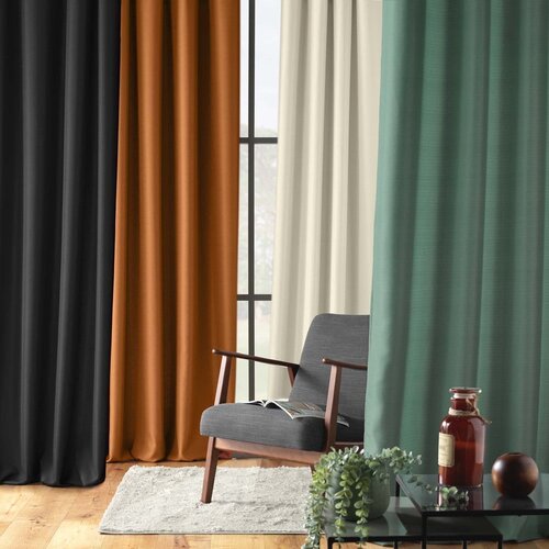 Douceur d int&amp;eacute;rieur Smeđa zavjesa 140x280 cm Soline &amp;ndash; Slike