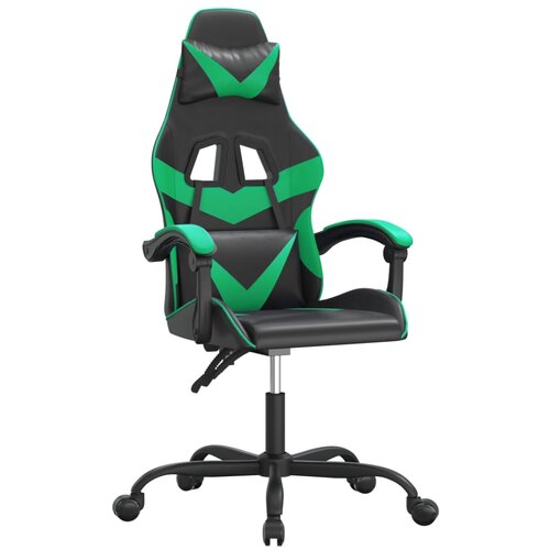vidaXL Gaming stol črno in zeleno umetno usnje, (20701024) Cene