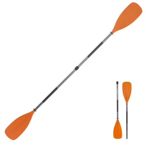 Olimp Sport Prilagodljivo dvodelno simetrično veslo za kajakarenje narandžasta Cene