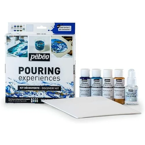  Pebeo set Pouring experiences Discovery kit (gotove boje za pouring)