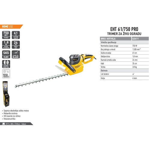 FF_Group FF EA TRIMER EHT 61 750 PRO 750W Cene