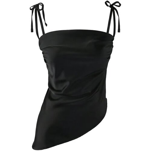 TRENDYOLMILLA Ženska bluza Tprss26Bz00015, Crna Cene