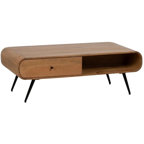 Ixia Klubska mizica iz masivne indijske lipovke v naravni barvi 60x120 cm Mah&amp;oacute;n &amp;ndash; Slike