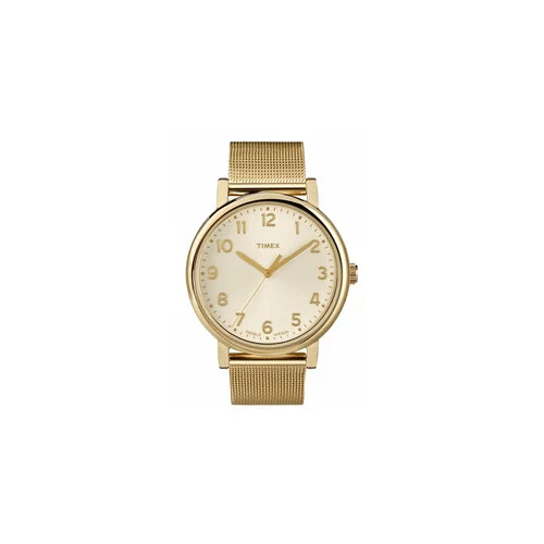 Timex Ročna ura Essential Collection T2N598 Zlata