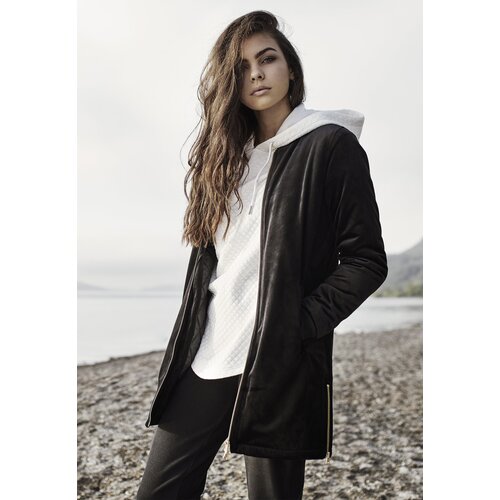 UC Ladies Women's long velvet jacket black Cijene