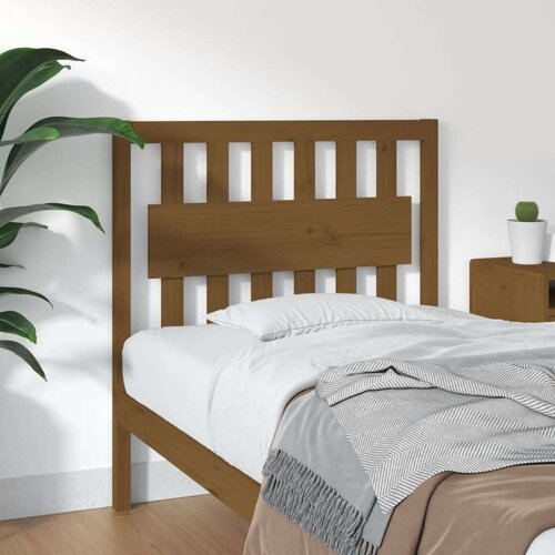  Uzglavlje za krevet boja meda 95 5x4x100 cm od masivne borovine Cijene