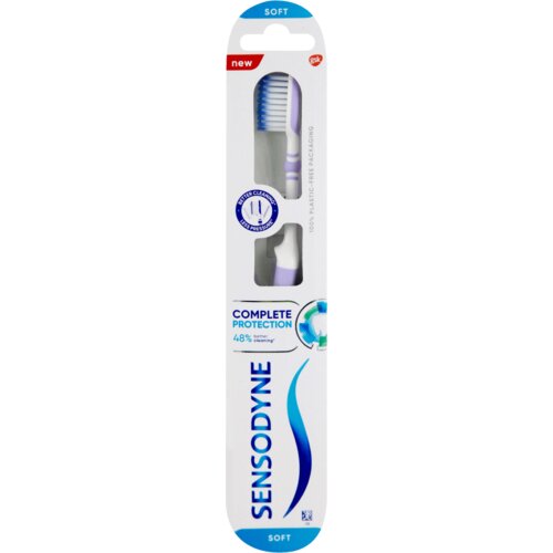 Sensodyne TB Četkica za zube Complete Protection Soft, Belo-plava Slike