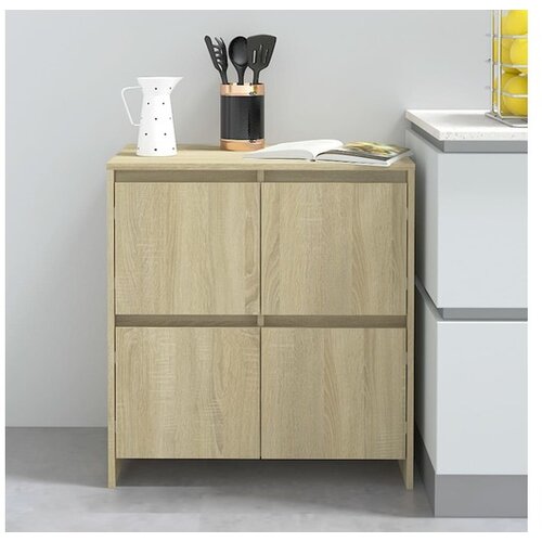  Komoda boja hrasta sonome 70 x 41 x 75 cm od iverice Cijene