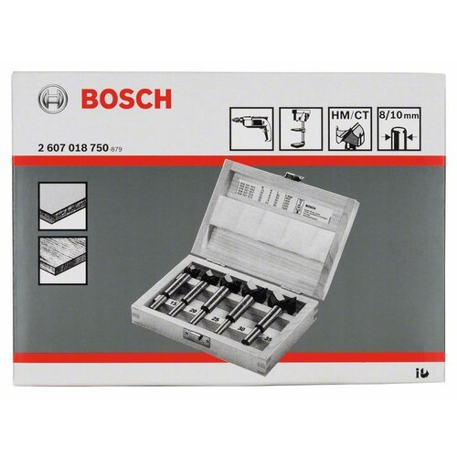 Bosch 5-delni set burgija za majstore, tvrdi metal 2607018750, 15; 20; 25; 30; 35 mm Slike
