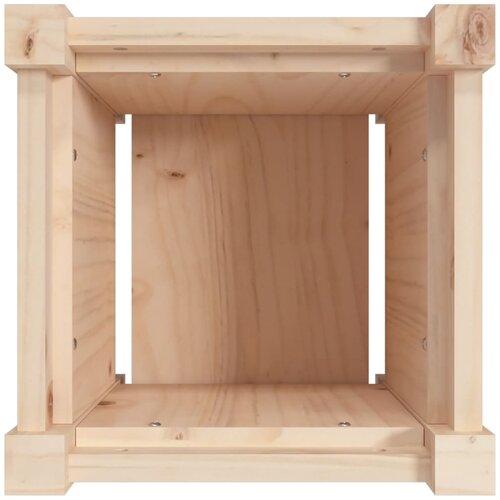  Vrtna sadilica 31 x 31 x 31 cm od masivne borovine Slike