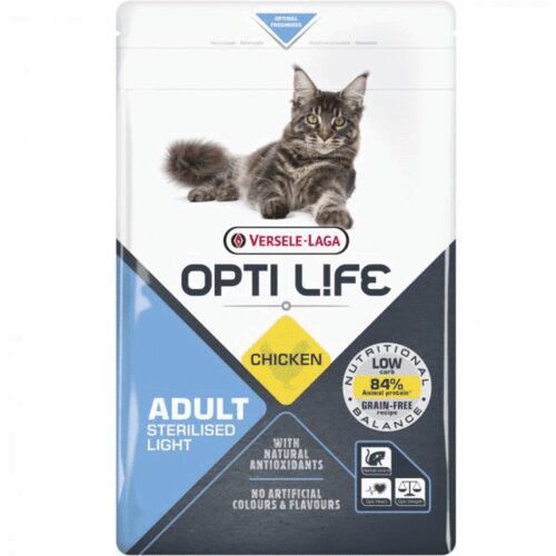 Opti Life versele-Laga Cat Sterilised Chicken - 7.5 kg Cene