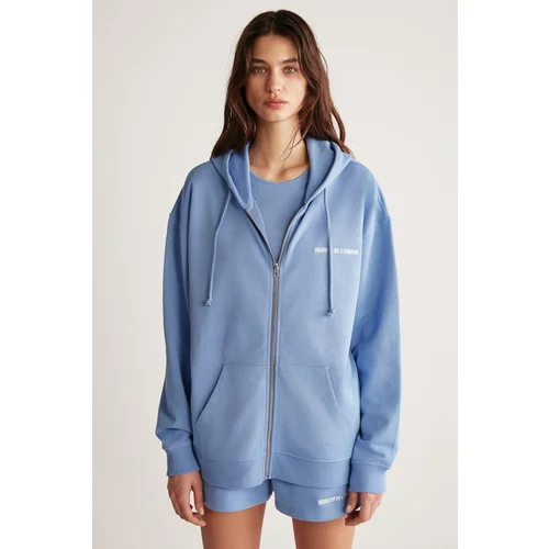 Grimelange Ametis Oversize Blue Single Sweatshir