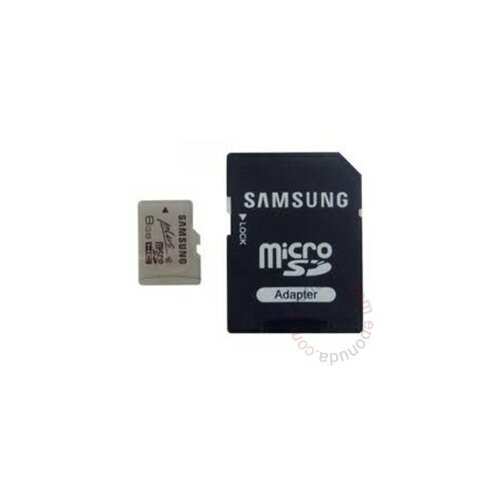 Samsung Micro SDHC + adapter 8GB MB-MS8GA EU Class 6 memorijska kartica Slike