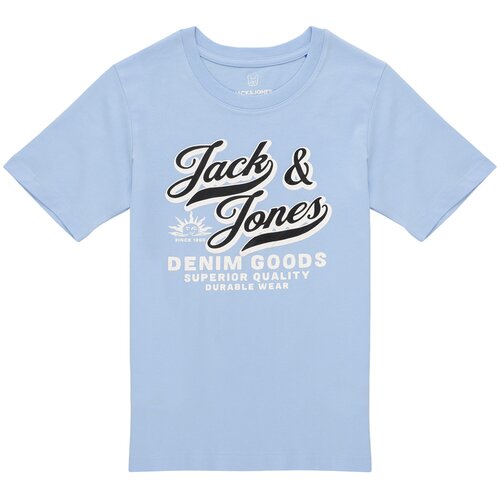 Jack &amp;amp; Jones JJELOGO TEE SS ONECK Plava Slike
