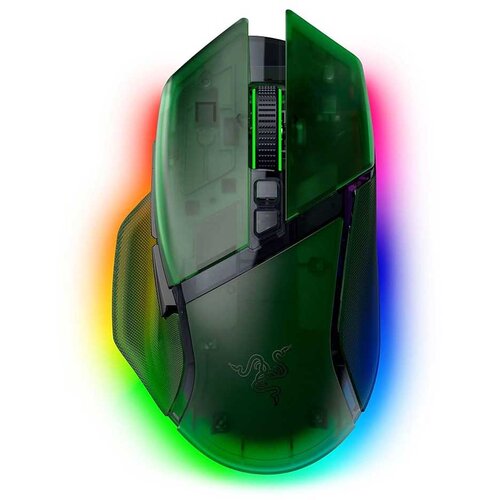 Razer Basilisk V3 Pro 35K - Ergonomic Wireless Gaming Mouse - Phantom Green Edition - EU Slike