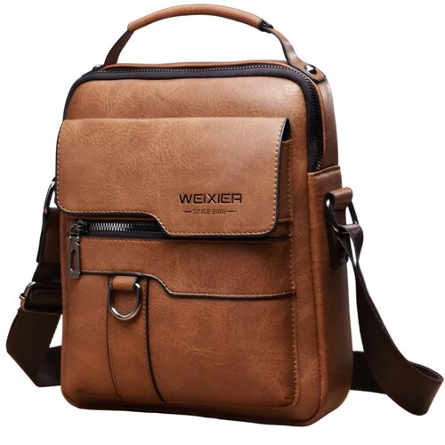  Mu&scaron;ka Crossbody Torba WEIXIER BR-25264 - Smeđa KP25264 Cene