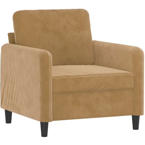 vidaXL Fotelj rjav 60 cm žamet, (20957163) Cene
