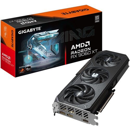Gigabyte Radeon RX 9060 XT GAMING 8G Graphics Card - 8GB GDDR6, 128bit, PCI-E 5.0, 3130 MHz Core Clock, 2 x DisplayPort, 1 x HDMI, GV-R9060XTGAMING-8GD Cijene