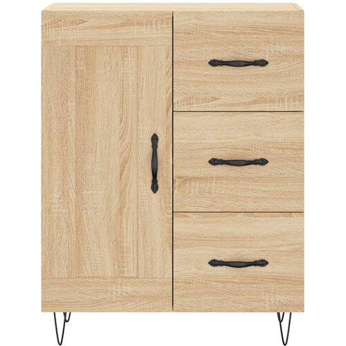  Visoka komoda hrasta sonome 69,5x34x180cm od konstruiranog drva Slike