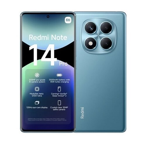 Xiaomi Redmi Note 14 Pro Ocean Blue 8/256 GB Slike