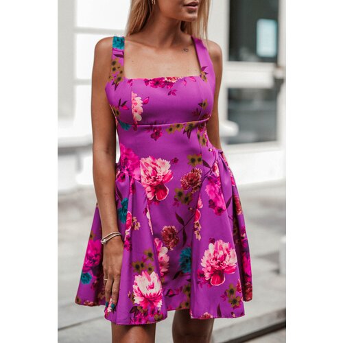 Beloved Kalla obleka floral vijolična Cene